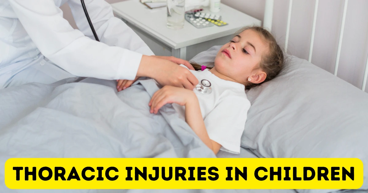 what are the thoracic injuries in children ?